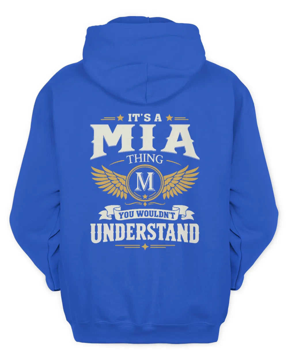 MIA KT06-M008 It’s a [NAME] Thing – You Wouldn’t Understand | Personalized Vintage T-Shirt - Unisex Hoodie - Royal