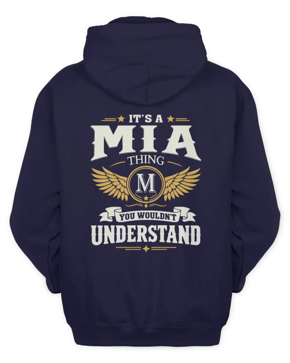 MIA KT06-M008 It’s a [NAME] Thing – You Wouldn’t Understand | Personalized Vintage T-Shirt - Unisex Hoodie - Navy