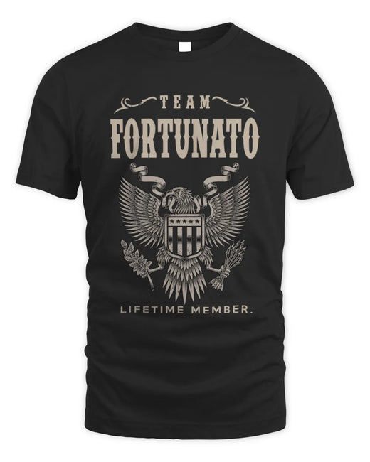 FORTUNATO TP06-K82 – Personalized Classic Style Apparel “Team NAME Lifetime Member”