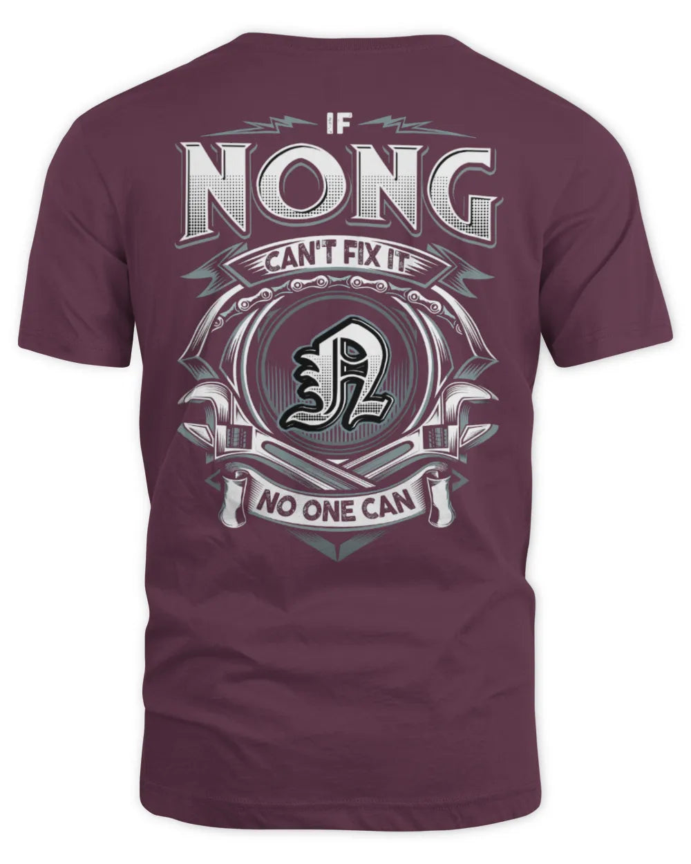 NONG AP81-K4-626 - Personalized Ahmed Quote Apparel “If Ahmed Can't Fix It, No One Can” - Unisex Standard T-Shirt - Maroon