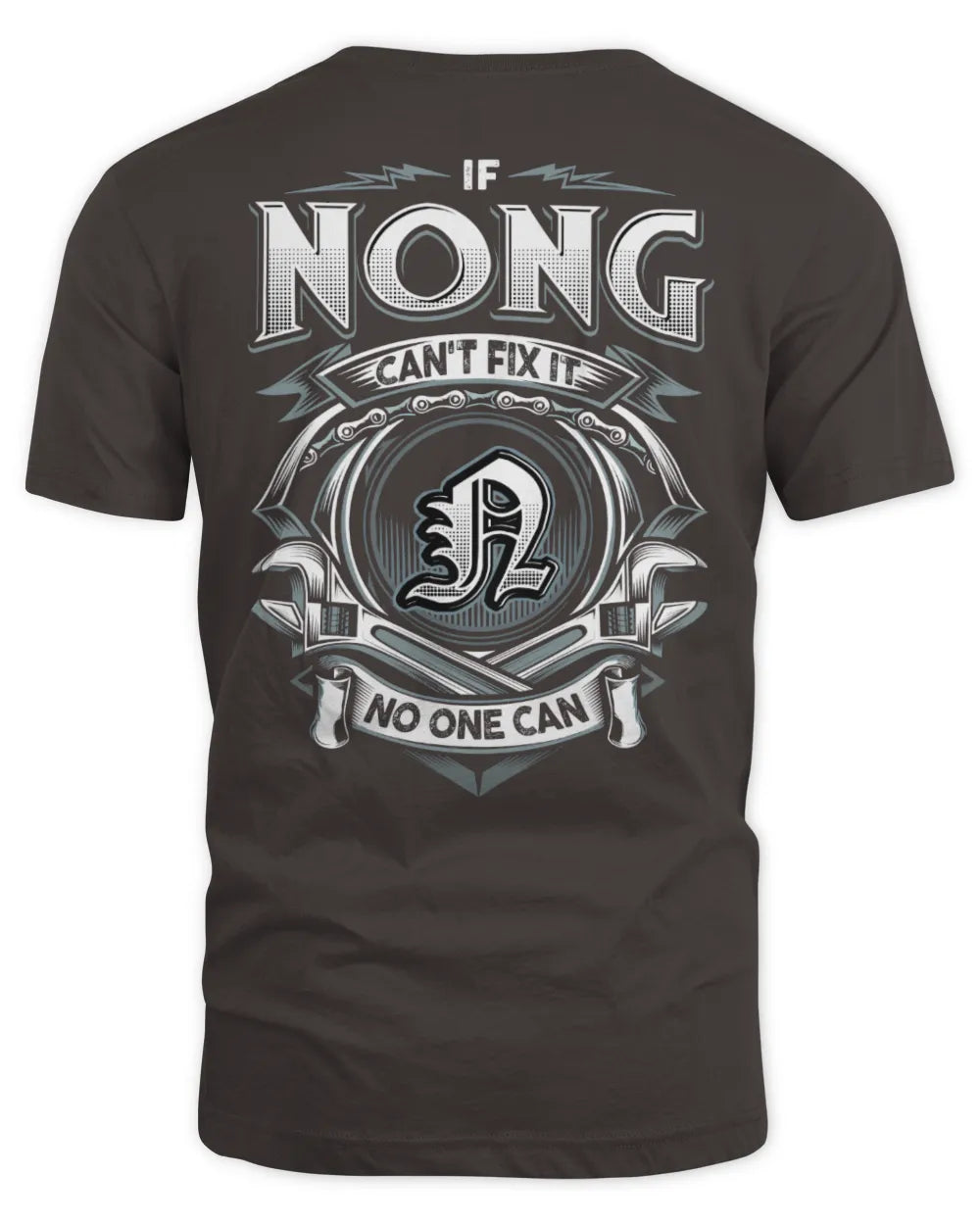 NONG AP81-K4-626 - Personalized Ahmed Quote Apparel “If Ahmed Can't Fix It, No One Can” - Unisex Standard T-Shirt - Dark Chocolate
