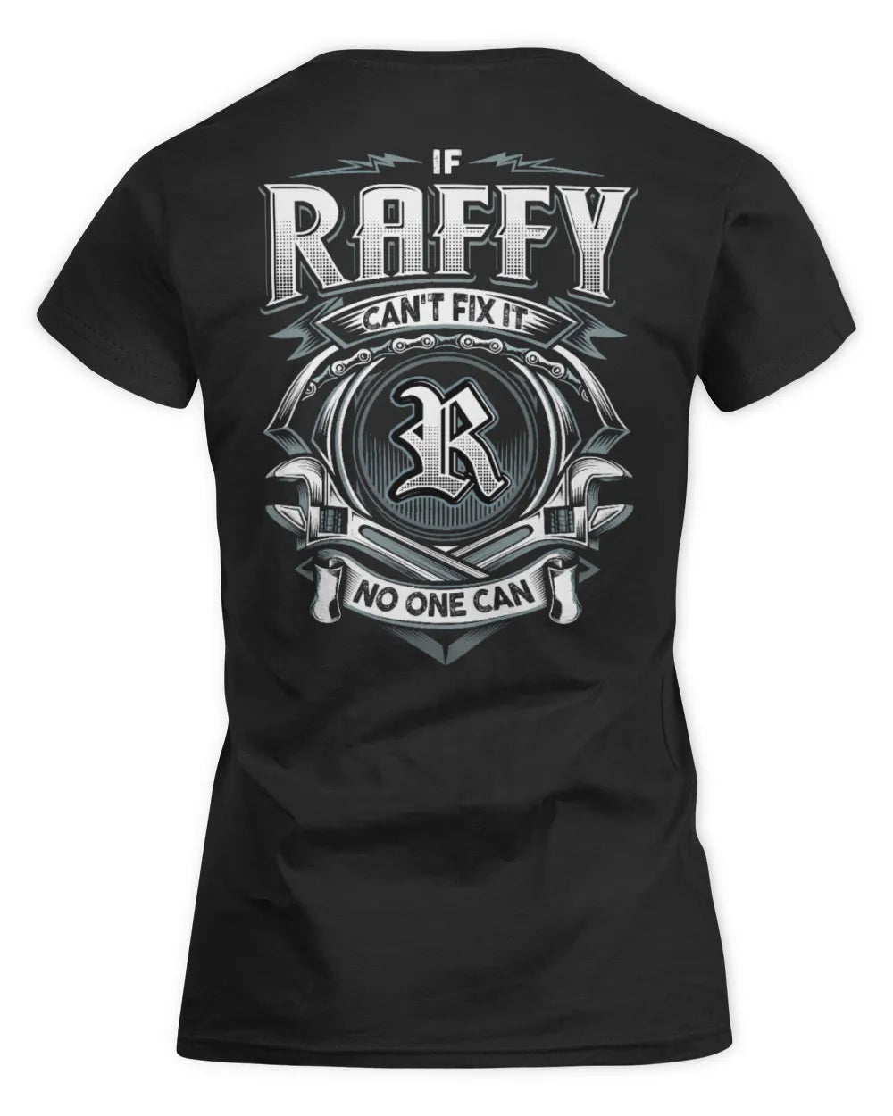 RAFFY AP81-K4-626 - Personalized Ahmed Quote Apparel “If Ahmed Can't Fix It, No One Can” - Women's Standard T-Shirt - Black