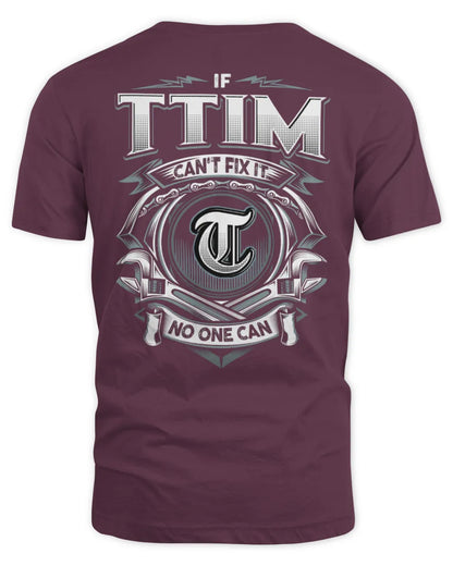 TTIM AP81-K4-626 - Personalized Ahmed Quote Apparel “If Ahmed Can't Fix It, No One Can” - Unisex Standard T-Shirt - Maroon