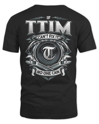 TTIM AP81-K4-626 - Personalized Ahmed Quote Apparel “If Ahmed Can't Fix It, No One Can” - Unisex Standard T-Shirt - Black