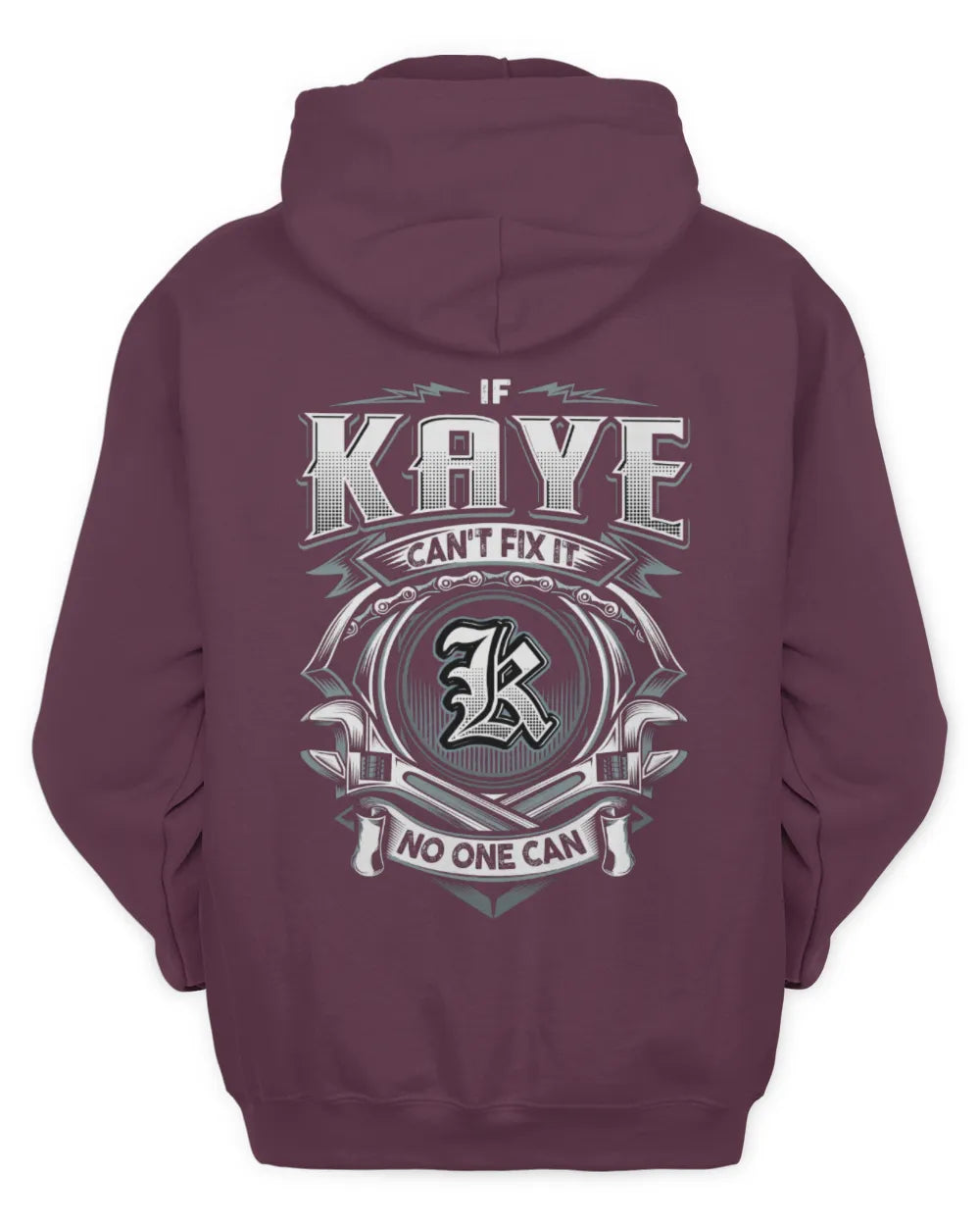KAYE AP81-K4-626 - Personalized Ahmed Quote Apparel “If Ahmed Can't Fix It, No One Can” - Unisex Hoodie - Maroon