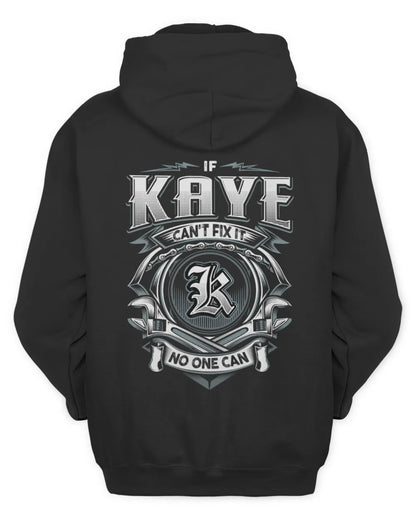 KAYE AP81-K4-626 - Personalized Ahmed Quote Apparel “If Ahmed Can't Fix It, No One Can” - Unisex Hoodie - Black