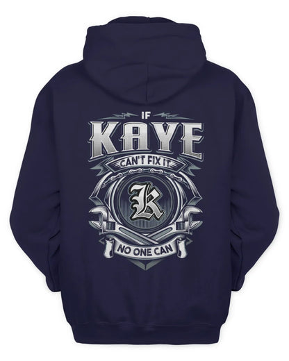 KAYE AP81-K4-626 - Personalized Ahmed Quote Apparel “If Ahmed Can't Fix It, No One Can” - Unisex Hoodie - Navy