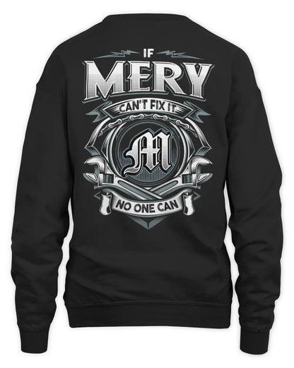 MERY AP81-K4-626 - Personalized Ahmed Quote Apparel “If Ahmed Can't Fix It, No One Can” - Unisex Sweatshirt - Black