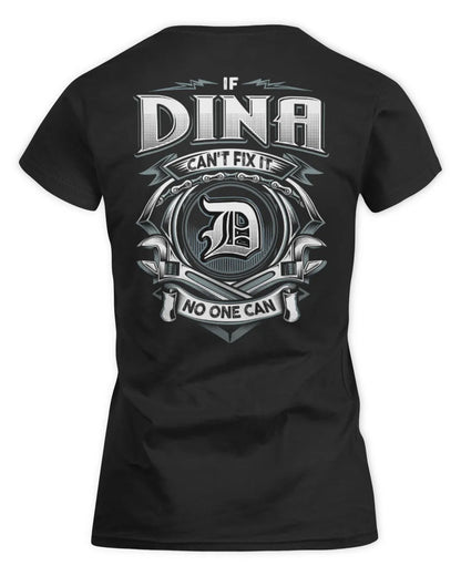 DINA AP81-K4-626 - Personalized Ahmed Quote Apparel “If Ahmed Can't Fix It, No One Can” - Women's Standard T-Shirt - Black