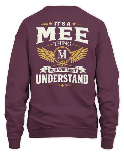 MEE KT06-M008 It’s a [NAME] Thing – You Wouldn’t Understand | Personalized Vintage T-Shirt - Unisex Sweatshirt - Maroon
