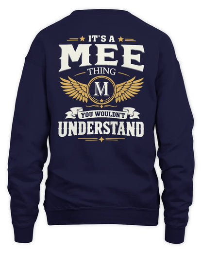 MEE KT06-M008 It’s a [NAME] Thing – You Wouldn’t Understand | Personalized Vintage T-Shirt - Unisex Sweatshirt - Navy