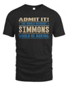 SIMMONS TP68-K2-968 – Personalized Funny Quote Apparel “The World Without NAME Would Be Boring”