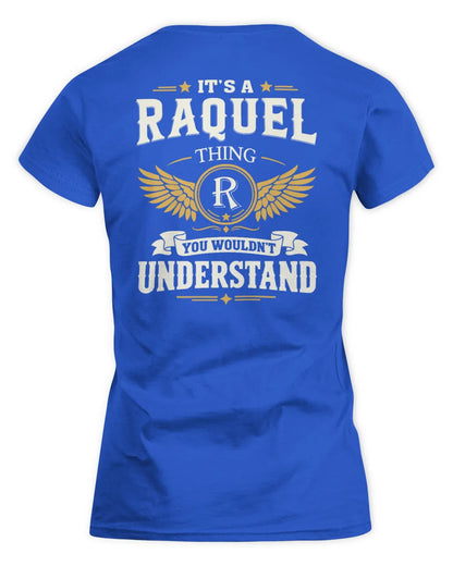 RAQUEL KT06-M008 It’s a [NAME] Thing – You Wouldn’t Understand | Personalized Vintage T-Shirt - Women's Standard T-Shirt - Royal
