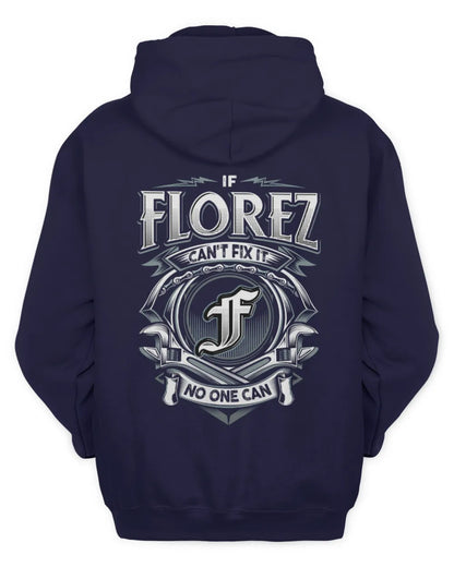 FLOREZ AP81-K4-626 - Personalized Ahmed Quote Apparel “If Ahmed Can't Fix It, No One Can” - Unisex Hoodie - Navy