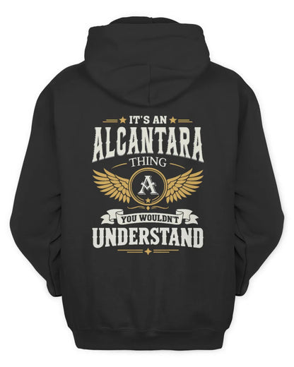 ALCANTARA KT06-M008 It’s a [NAME] Thing – You Wouldn’t Understand | Personalized Vintage T-Shirt - Unisex Hoodie - Black