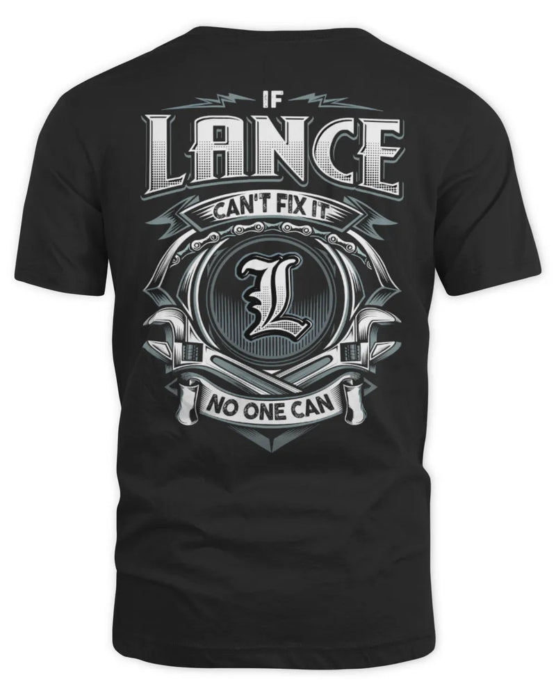LANCE AP81-K4-626 - Personalized Ahmed Quote Apparel “If Ahmed Can't Fix It, No One Can” - Unisex Standard T-Shirt - Black