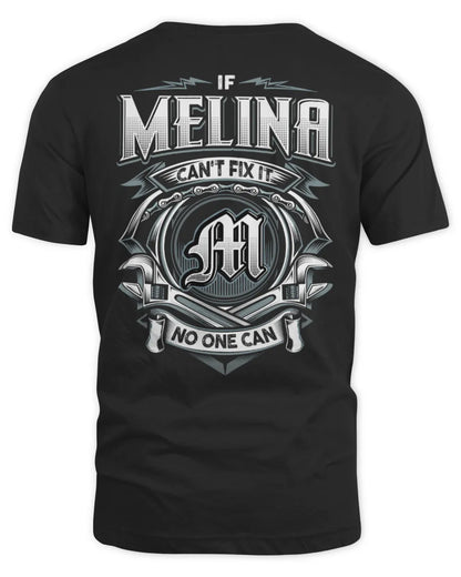 MELINA AP81-K4-626 - Personalized Ahmed Quote Apparel “If Ahmed Can't Fix It, No One Can” - Unisex Standard T-Shirt - Black