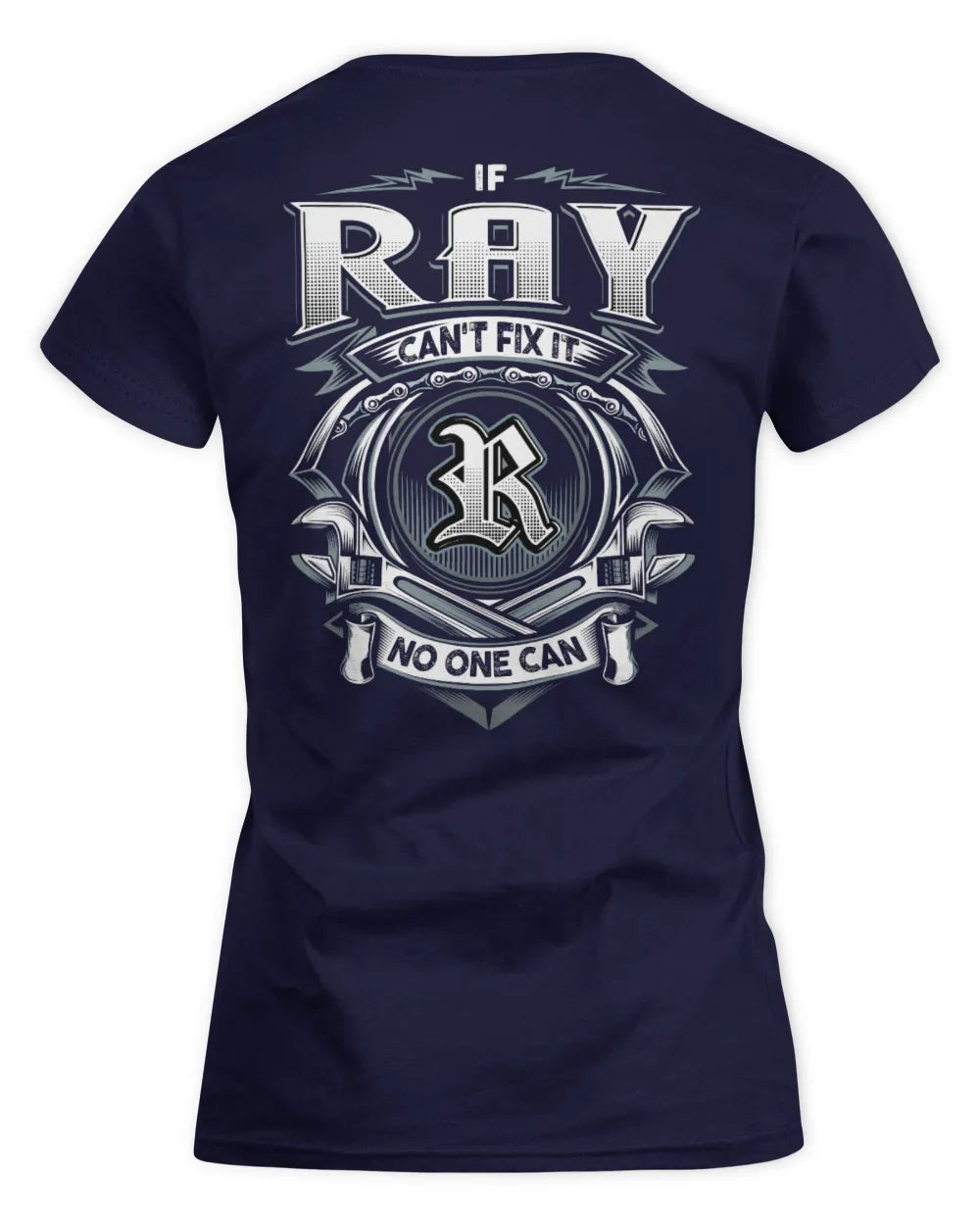 RAY AP81-K4-626 - Personalized Ahmed Quote Apparel “If Ahmed Can't Fix It, No One Can” - Women's Standard T-Shirt - Navy