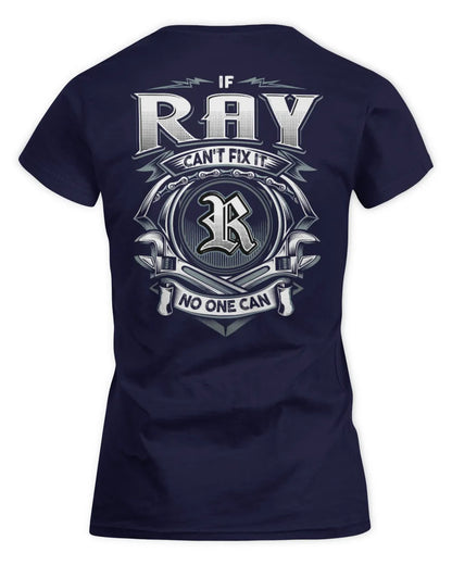 RAY AP81-K4-626 - Personalized Ahmed Quote Apparel “If Ahmed Can't Fix It, No One Can” - Women's Standard T-Shirt - Navy