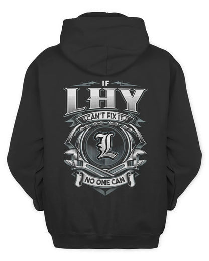 LHY AP81-K4-626 - Personalized Ahmed Quote Apparel “If Ahmed Can't Fix It, No One Can” - Unisex Hoodie - Black