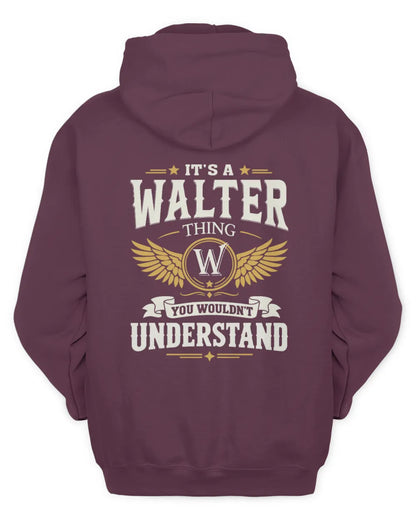 WALTER KT06-M008 It’s a [NAME] Thing – You Wouldn’t Understand | Personalized Vintage T-Shirt - Unisex Hoodie - Maroon