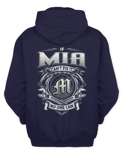 MIA AP81-K4-626 - Personalized Ahmed Quote Apparel “If Ahmed Can't Fix It, No One Can” - Unisex Hoodie - Navy