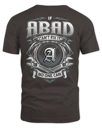 ABAD AP81-K4-626 - Personalized Ahmed Quote Apparel “If Ahmed Can't Fix It, No One Can” - Unisex Standard T-Shirt - Dark Chocolate