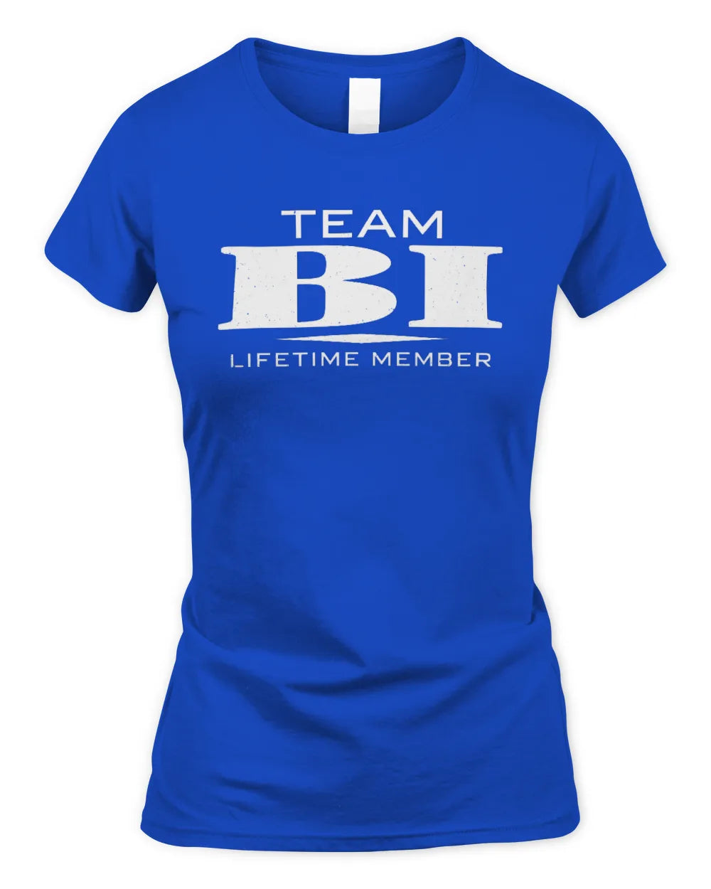 BI BL62-K4-128 - Personalized “Team NAME Lifetime Member” - Women's Standard T-Shirt - Royal