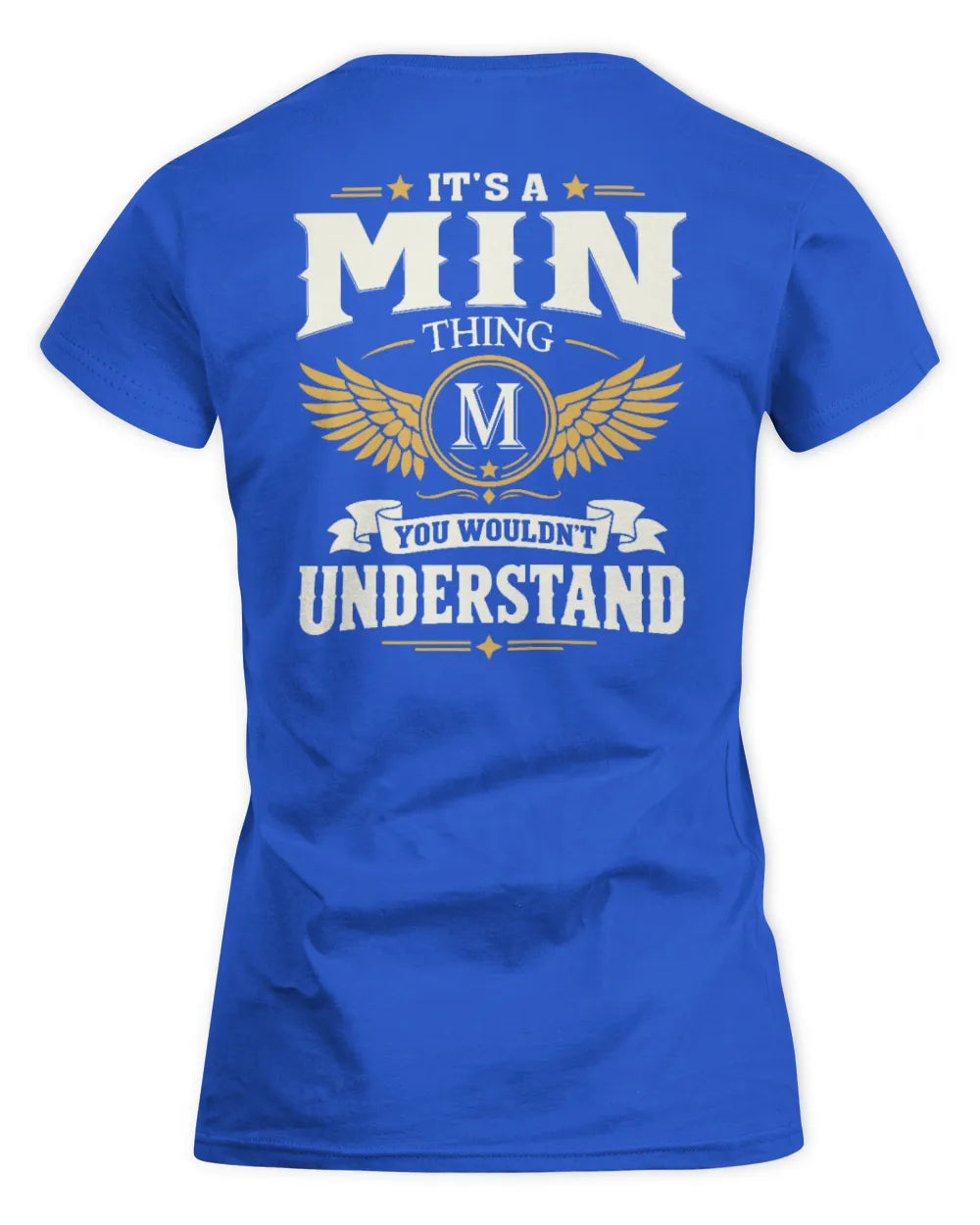 MIN KT06-M008 It’s a [NAME] Thing – You Wouldn’t Understand | Personalized Vintage T-Shirt - Women's Standard T-Shirt - Royal