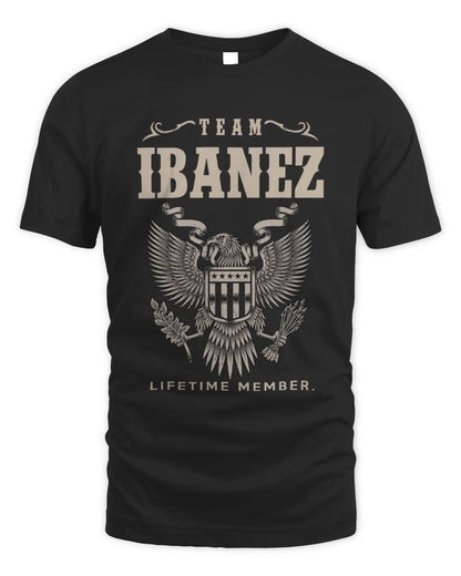 IBANEZ TP06-K82 – Personalized Classic Style Apparel “Team NAME Lifetime Member” - Unisex Standard T-Shirt - Black