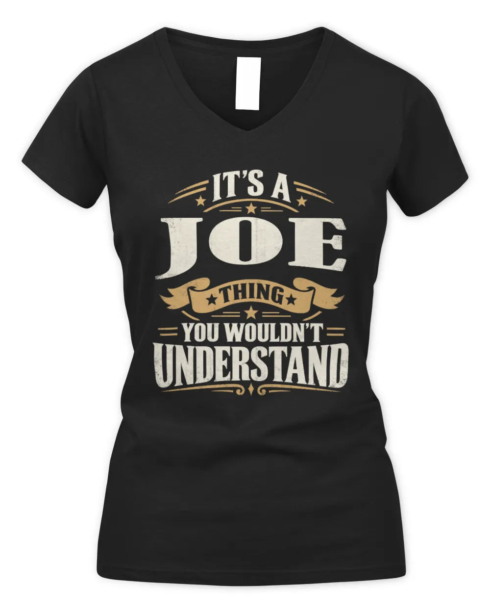 JOE P08 TH51 - Personalized “It’s a/an [NAME] Thing – You Wouldn’t Understand” Shirt - Women's V-Neck T-Shirt - Black