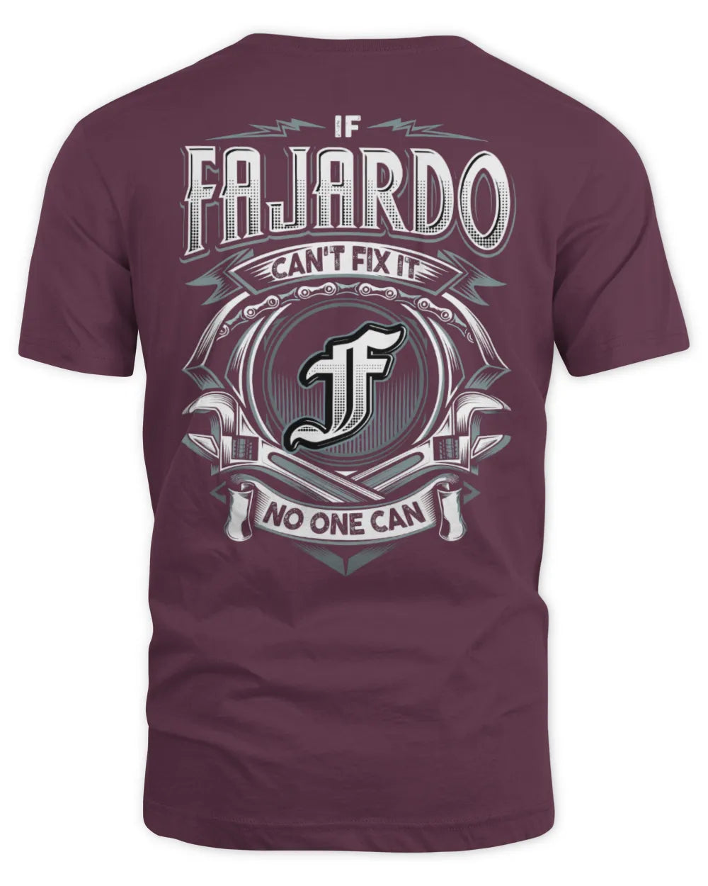FAJARDO AP81-K4-626 - Personalized Ahmed Quote Apparel “If Ahmed Can't Fix It, No One Can” - Unisex Standard T-Shirt - Maroon