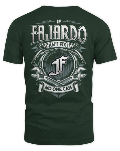FAJARDO AP81-K4-626 - Personalized Ahmed Quote Apparel “If Ahmed Can't Fix It, No One Can” - Unisex Standard T-Shirt - Forest Green