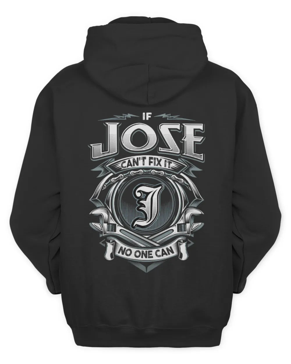 JOSE AP81-K4-626 - Personalized Ahmed Quote Apparel “If Ahmed Can't Fix It, No One Can” - Unisex Hoodie - Black