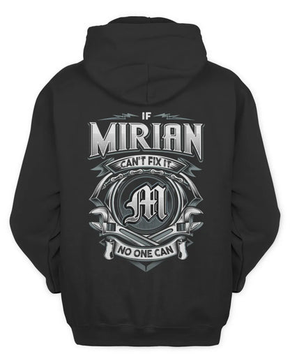 MIRIAN AP81-K4-626 - Personalized Ahmed Quote Apparel “If Ahmed Can't Fix It, No One Can” - Unisex Hoodie - Black