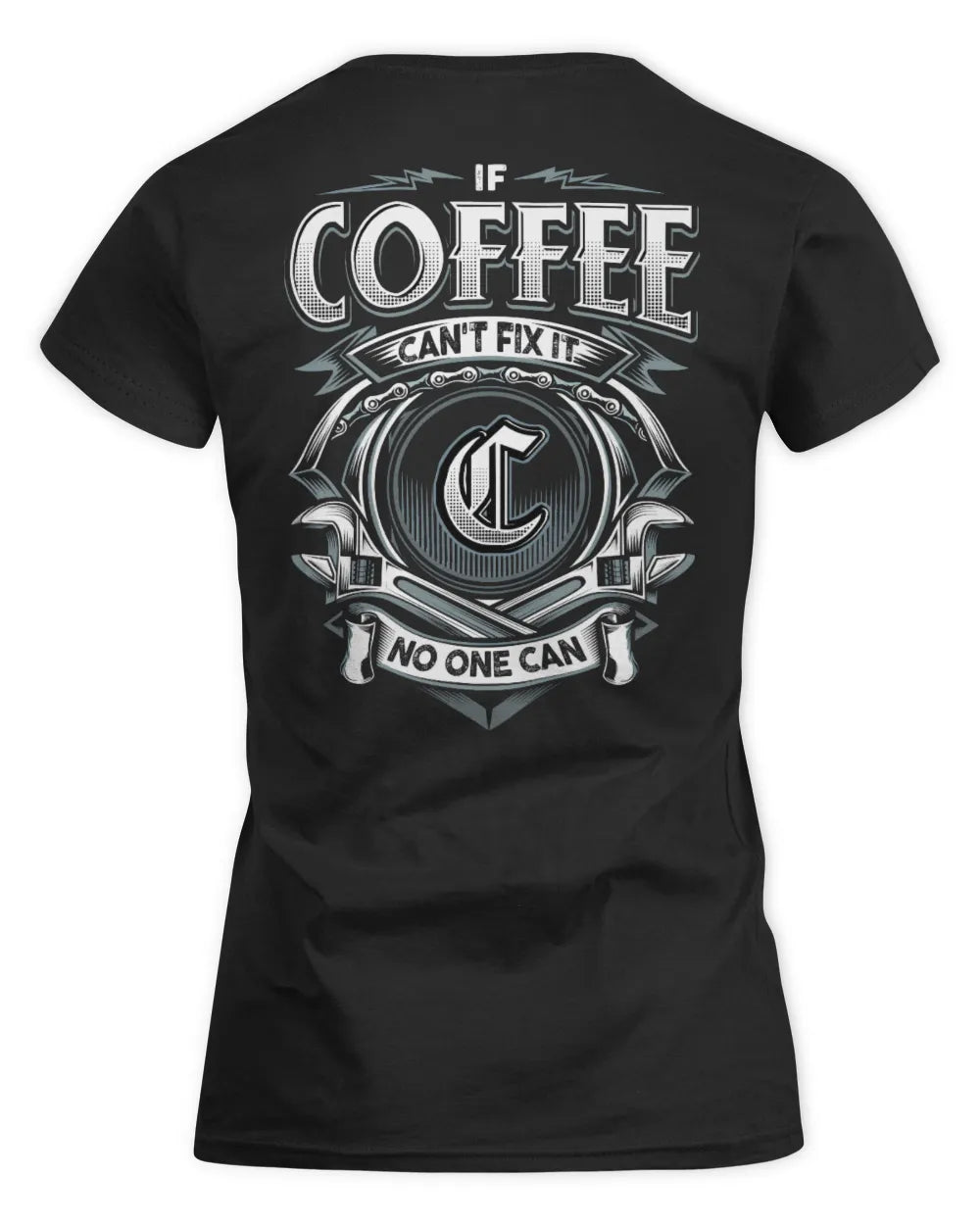 COFFEE AP81-K4-626 - Personalized Ahmed Quote Apparel “If Ahmed Can't Fix It, No One Can” - Women's Standard T-Shirt - Black