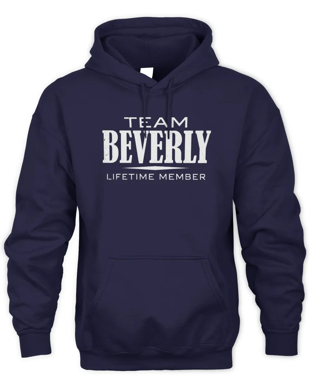 BEVERLY BL62-K4-128 - Personalized “Team NAME Lifetime Member” - Unisex Hoodie - Navy