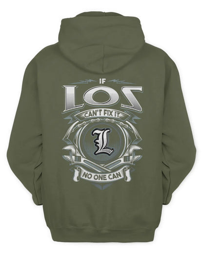 LOS AP81-K4-626 - Personalized Ahmed Quote Apparel “If Ahmed Can't Fix It, No One Can” - Unisex Hoodie - Military Green