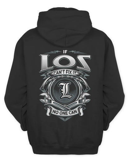 LOS AP81-K4-626 - Personalized Ahmed Quote Apparel “If Ahmed Can't Fix It, No One Can” - Unisex Hoodie - Black