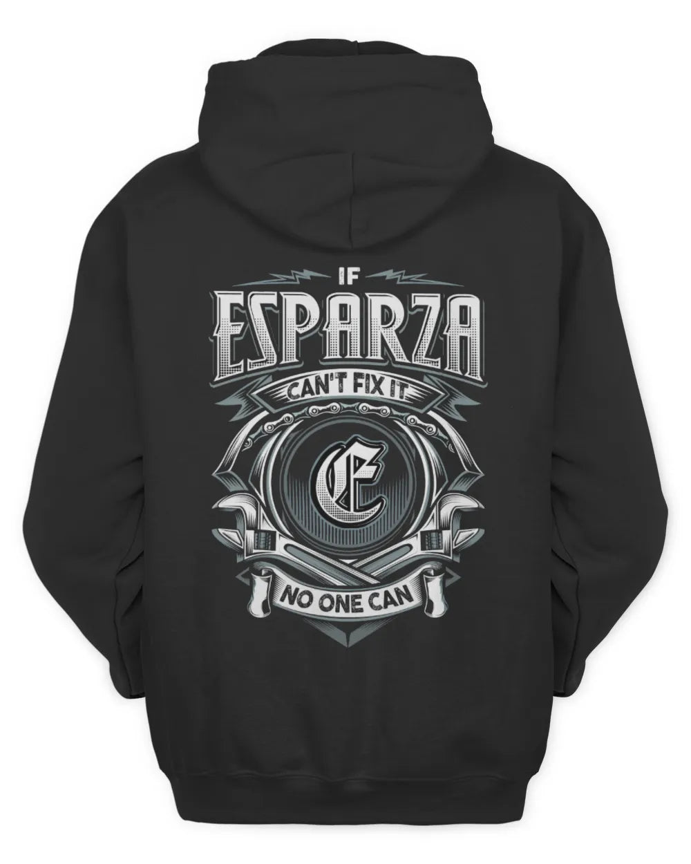 ESPARZA AP81-K4-626 - Personalized Ahmed Quote Apparel “If Ahmed Can't Fix It, No One Can” - Unisex Hoodie - Black