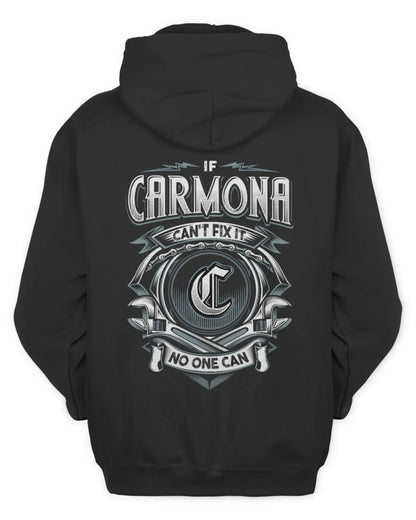 CARMONA AP81-K4-626 - Personalized Ahmed Quote Apparel “If Ahmed Can't Fix It, No One Can” - Unisex Hoodie - Black