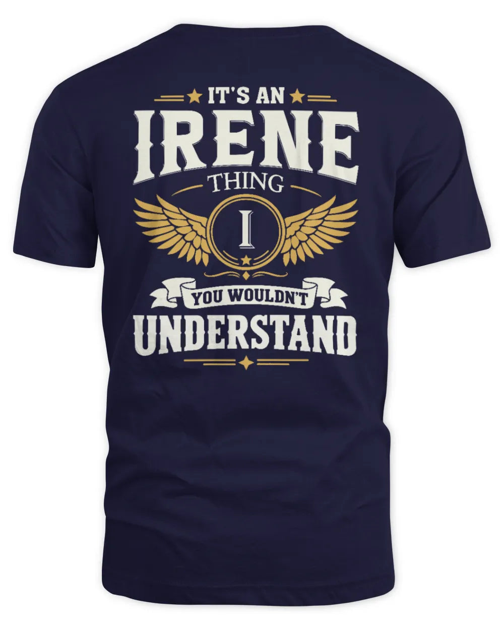 IRENE KT06-M008 It’s a [NAME] Thing – You Wouldn’t Understand | Personalized Vintage T-Shirt - Unisex Standard T-Shirt - Navy