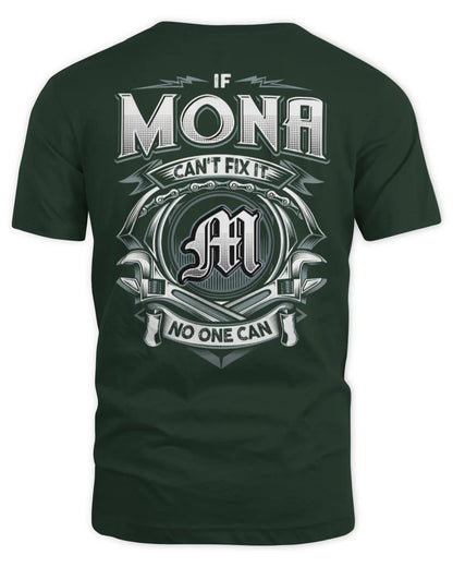 MONA AP81-K4-626 - Personalized Ahmed Quote Apparel “If Ahmed Can't Fix It, No One Can” - Unisex Standard T-Shirt - Forest Green