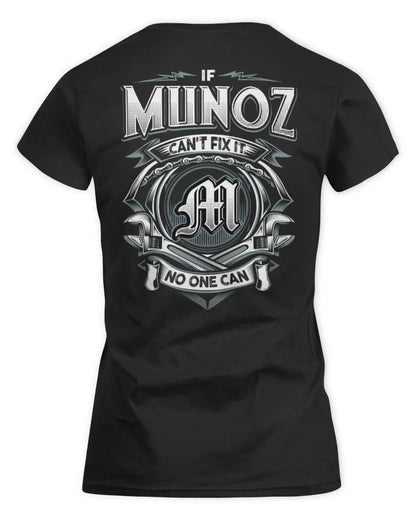 MUNOZ AP81-K4-626 - Personalized Ahmed Quote Apparel “If Ahmed Can't Fix It, No One Can” - Women's Standard T-Shirt - Black