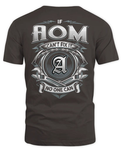 AOM AP81-K4-626 - Personalized Ahmed Quote Apparel “If Ahmed Can't Fix It, No One Can” - Unisex Standard T-Shirt - Dark Chocolate