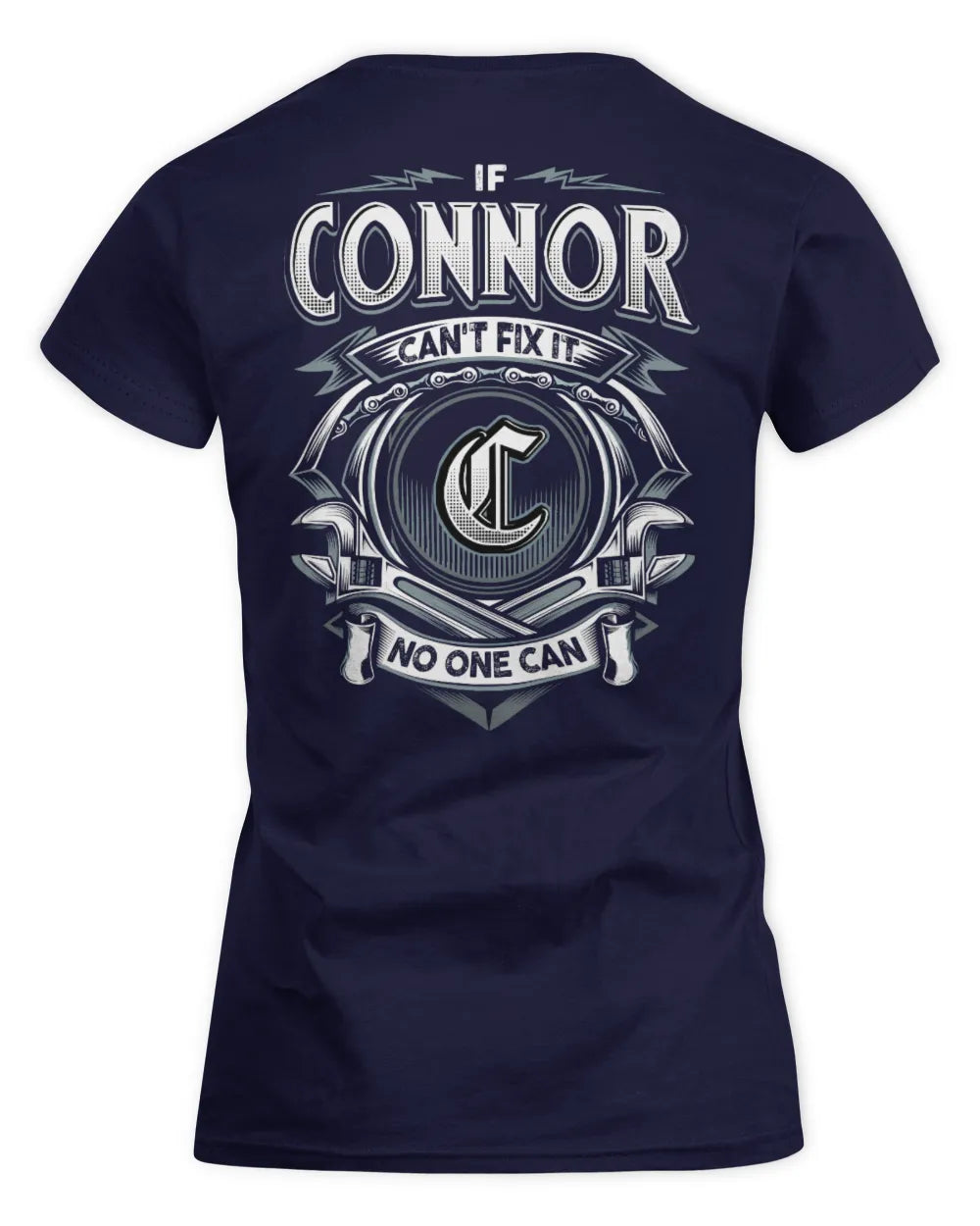 CONNOR AP81-K4-626 - Personalized Ahmed Quote Apparel “If Ahmed Can't Fix It, No One Can” - Women's Standard T-Shirt - Navy