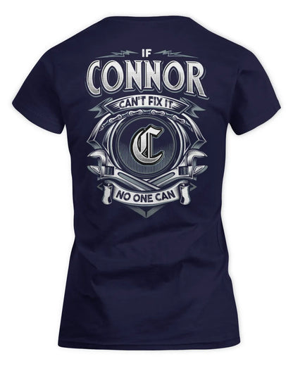 CONNOR AP81-K4-626 - Personalized Ahmed Quote Apparel “If Ahmed Can't Fix It, No One Can” - Women's Standard T-Shirt - Navy