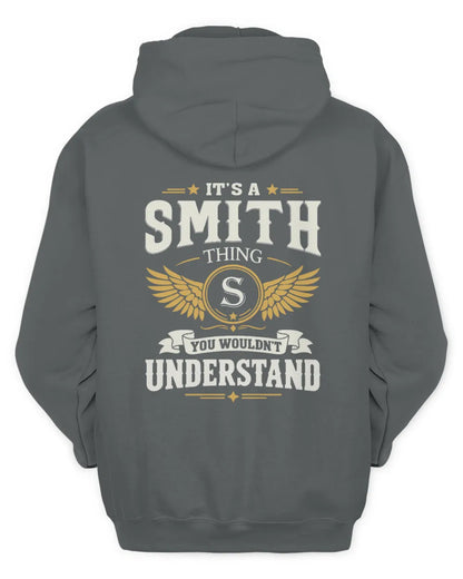 SMITH KT06-M008 It’s a [NAME] Thing – You Wouldn’t Understand | Personalized Vintage T-Shirt - Unisex Hoodie - Charcoal