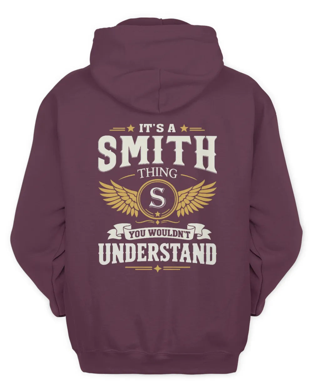 SMITH KT06-M008 It’s a [NAME] Thing – You Wouldn’t Understand | Personalized Vintage T-Shirt - Unisex Hoodie - Maroon