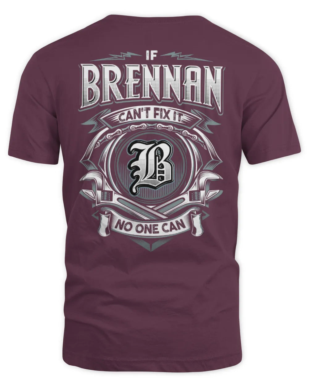 BRENNAN AP81-K4-626 - Personalized Ahmed Quote Apparel “If Ahmed Can't Fix It, No One Can” - Unisex Standard T-Shirt - Maroon